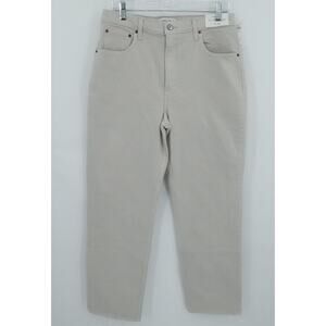 Abercrombie & Fitch Jeans Womens 31‎ Short Beige 90s Straight Ultra High Rise